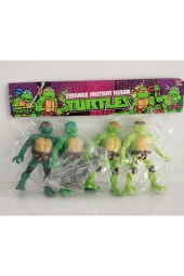Ninja Kaplumbağalar Işıklı Figür 4'lü Set Ninja Turtles thumbnail 1