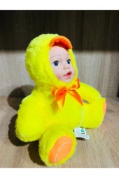 Peluş Bebek Yüzlü Civciv 20 cm thumbnail 3