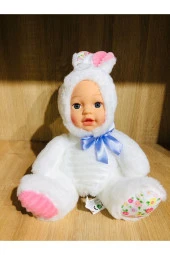Peluş Bebek Yüzlü Tavşan 35  cm thumbnail 2