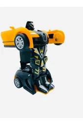 Robota Dönüşebilen Bugatti Araba Sarı Renk thumbnail 1