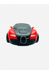 Robota Dönüşebilen Bugatti Araba Kırmızı Renk thumbnail 1