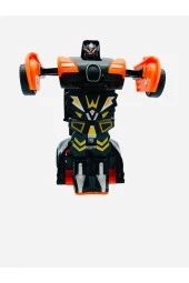 Robota Dönüşebilen Bugatti Araba Turuncu Renk thumbnail 2