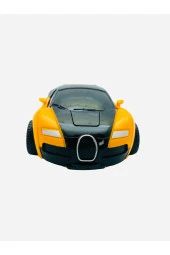 Robota Dönüşebilen Bugatti Araba Sarı Renk thumbnail 3
