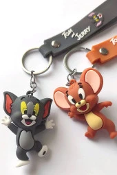 Tom Ve Jerry 3D Çift Anahtarlık 2 Adet thumbnail 2