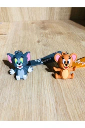 Tom Ve Jerry 3D Çift Anahtarlık 2 Adet thumbnail 3