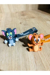 Tom Ve Jerry 3D Çift Anahtarlık 2 Adet thumbnail 5