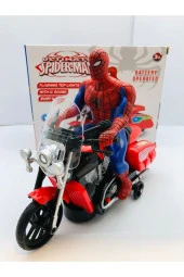 Örümcek Adam Spiderman Robot Işıklı Sesli Motor Oyuncak thumbnail 2