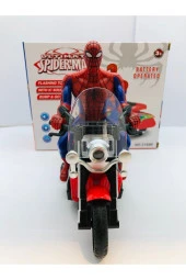 Örümcek Adam Spiderman Robot Işıklı Sesli Motor Oyuncak thumbnail 8