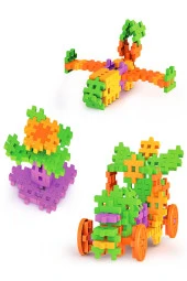 Fun Fun Puzzle Inşa Lego Yapı Bloklar 128 Parça thumbnail 6
