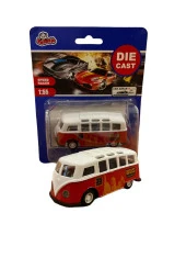 Çek Bırak Metal Minibüs Oyuncak Araba thumbnail 1
