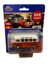Çek Bırak Metal Minibüs Oyuncak Araba thumbnail 5