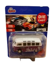 Çek Bırak Metal Minibüs Oyuncak Araba thumbnail 3