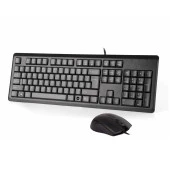 A4 TECH KR-9276 USB Q Trk Optic Mouse Suya Dayanıklı Siyah Multimedya Klavye - Mouse Set thumbnail 2