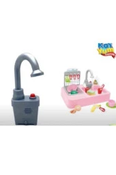 Modern Gerçekçi Lavabo Seti Pembe thumbnail 4