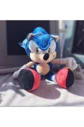 Sonic Peluş Oyuncak 1. Kalite Yerli Üretim 35cm thumbnail 4