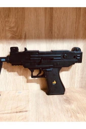 Boncuklu Uzi Silah + 21 Paket Mermi thumbnail 3