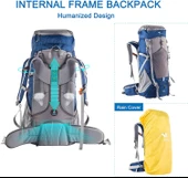 Mobihome Hiking Sırt Çantası 60 Litre thumbnail 5