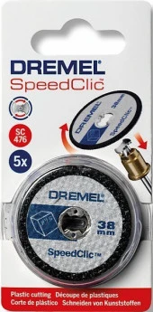 DREMEL® EZ SpeedClic: Plastik Kesme Diskleri. (SC476) thumbnail 1
