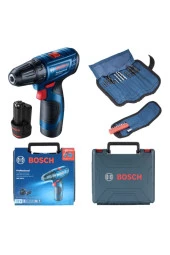 Bosch GSR 120-LI + 23 parça vidalama seti thumbnail 1