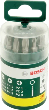 Bosch - 10 Parça Vidalama Ucu Seti (PH+PZ+S) thumbnail 2