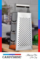 Paslanmaz Çelik Rende Lüx 4 Yönlü Ergonomik Paslanmaz Çelik Rende thumbnail 6