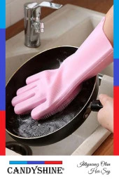 Tırtıklı Sihirli Silikon Bulaşık Eldiveni thumbnail 2