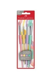 Faber Castell Soft Touch Pastel Fırça 4'Lü thumbnail 1