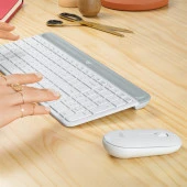 LOGITECH MK470 Kablosuz Q Trk Beyaz Multimedya Klavye - Mouse Set 920-009436 thumbnail 5