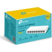 TP-LINK 8port LS1008 10/100 Yönetilemez Switch Masaüstü thumbnail 2