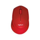 Logıtech M330 Sessiz Kablosuz Mouse-Kırmızı 910-004911 thumbnail 1