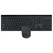 RAPOO 8110M 12482 KABLOSUZ KLAVYE MOUSE SET SİYAH thumbnail 1