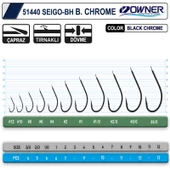 Owner 51440 Seigo-Bh Black Chrome İğne thumbnail 2