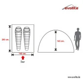 Evolite Trip Mono Dome 2 Kişilik Çadır thumbnail 5
