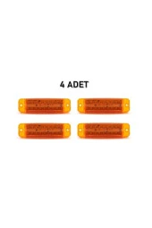 4 Adet 16 Ledli Çift Sıra Led Lamba 12-24 Volt thumbnail 1