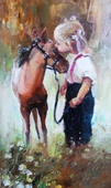 Hayvan Sevgisi - Kanvas Tablo thumbnail 1