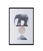 Akrobat Fil Çerçeveli Poster thumbnail 1