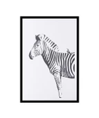 Zebra Çerçeveli Poster thumbnail 1