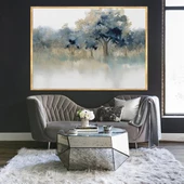 Watercolor Tree Yağlı Boya Dokulu Tablo thumbnail 1