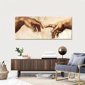 Creation Of Adam Kanvas Tablo thumbnail 1