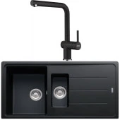Franke Basis BFG 651 Nero Granit Eviye-Active Plus Doccia 2.0 Batarya Seti thumbnail 1