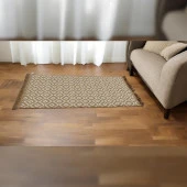 T.Concept Boho Geo Jüt Halı Bej 150 cm thumbnail 1