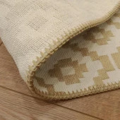 T.Concept Boho Geo Jüt Halı Bej 150 cm thumbnail 3