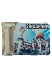 Singapur Temalı Sütun Magnet thumbnail 3