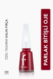 Flormar Sedefli Parlak Oje 048 (KIRMIZI) thumbnail 1