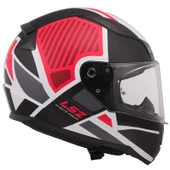LS2 RRAPID 2 GRID MAT BEYAZ-KIRMIZI KASK thumbnail 6