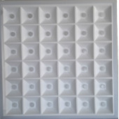 90 watt 60x60 panel led panel tavan armatürü 36 mercekli led thumbnail 6