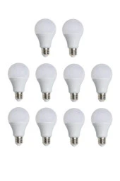 -4277 9w Led Ampul E-27 Duylu Beyaz 10 Adet thumbnail 1