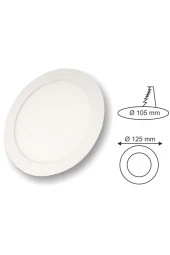 Ct-5145b 6w Slim Panel (BEYAZ) 6500k thumbnail 1