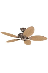 Hunter Vantilatör - Savoy Kehribar Bronz - 137 Cm. Palmiye Kanatlı Kanatlı Tavan Vantilatörü thumbnail 1