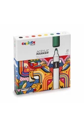 CARİOCA PLUS AKRİLİK MARKER 8Lİ (SERT KUTU) thumbnail 1